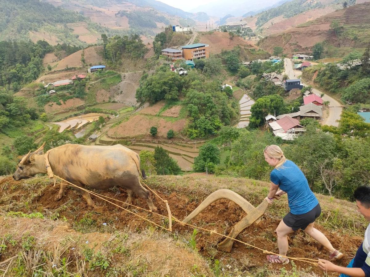 Indigenous Homestay- Trek- Food- Bus Mu Cang Chai Εξωτερικό φωτογραφία
