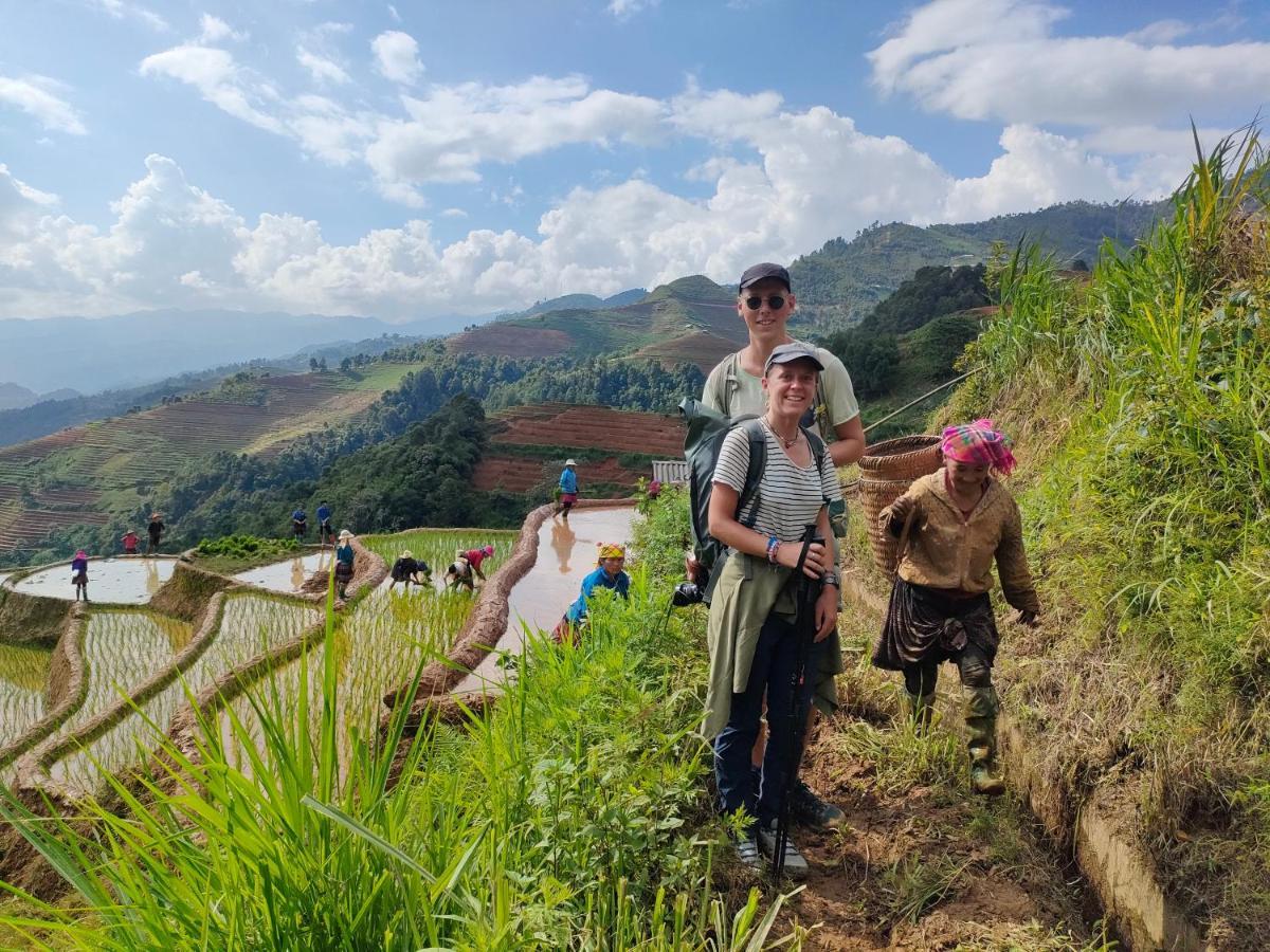 Indigenous Homestay- Trek- Food- Bus Mu Cang Chai Εξωτερικό φωτογραφία