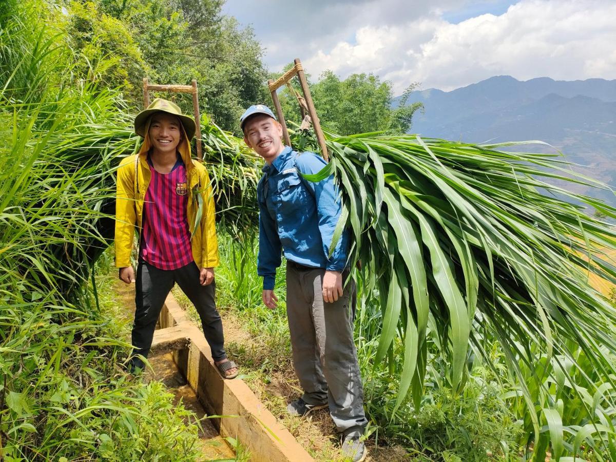 Indigenous Homestay- Trek- Food- Bus Mu Cang Chai Εξωτερικό φωτογραφία