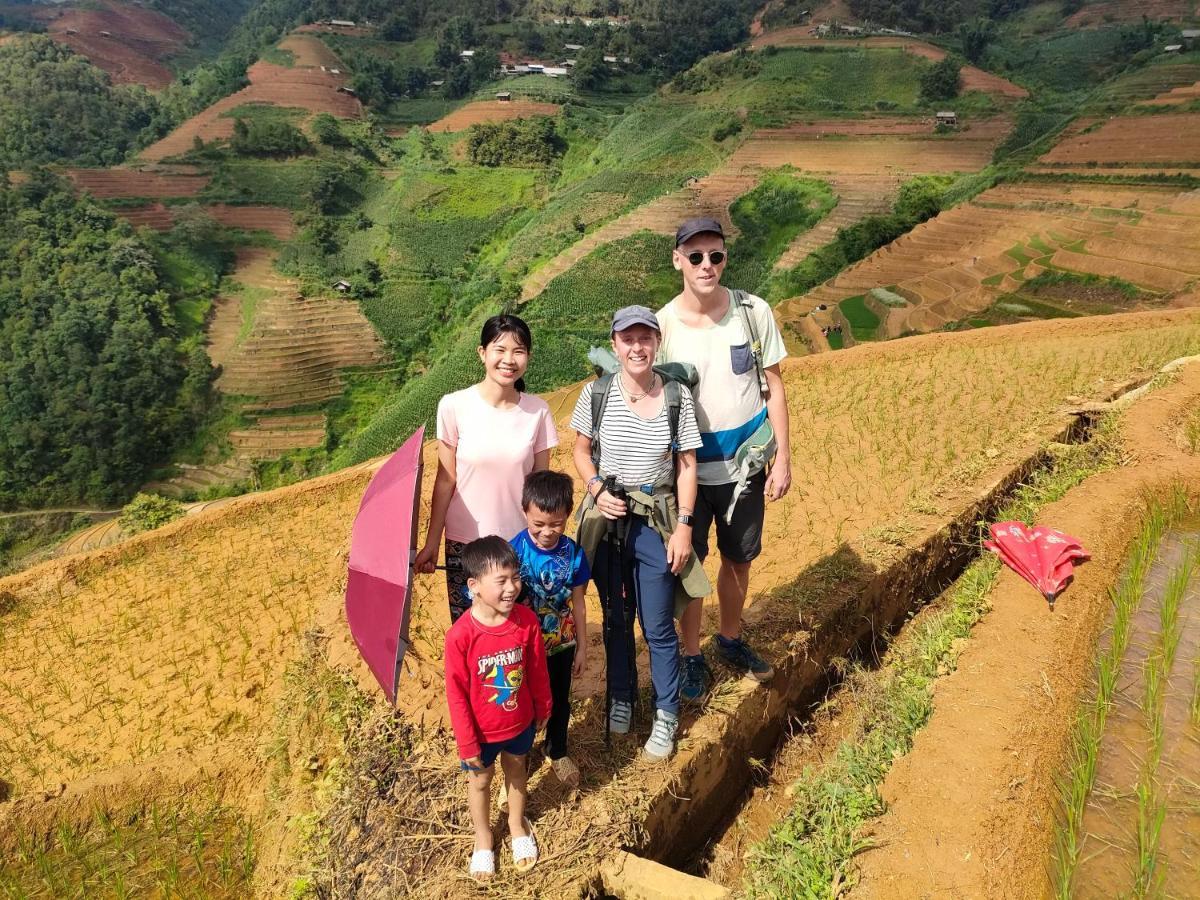 Indigenous Homestay- Trek- Food- Bus Mu Cang Chai Εξωτερικό φωτογραφία