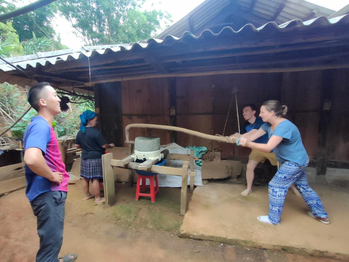 Indigenous Homestay- Trek- Food- Bus Mu Cang Chai Εξωτερικό φωτογραφία