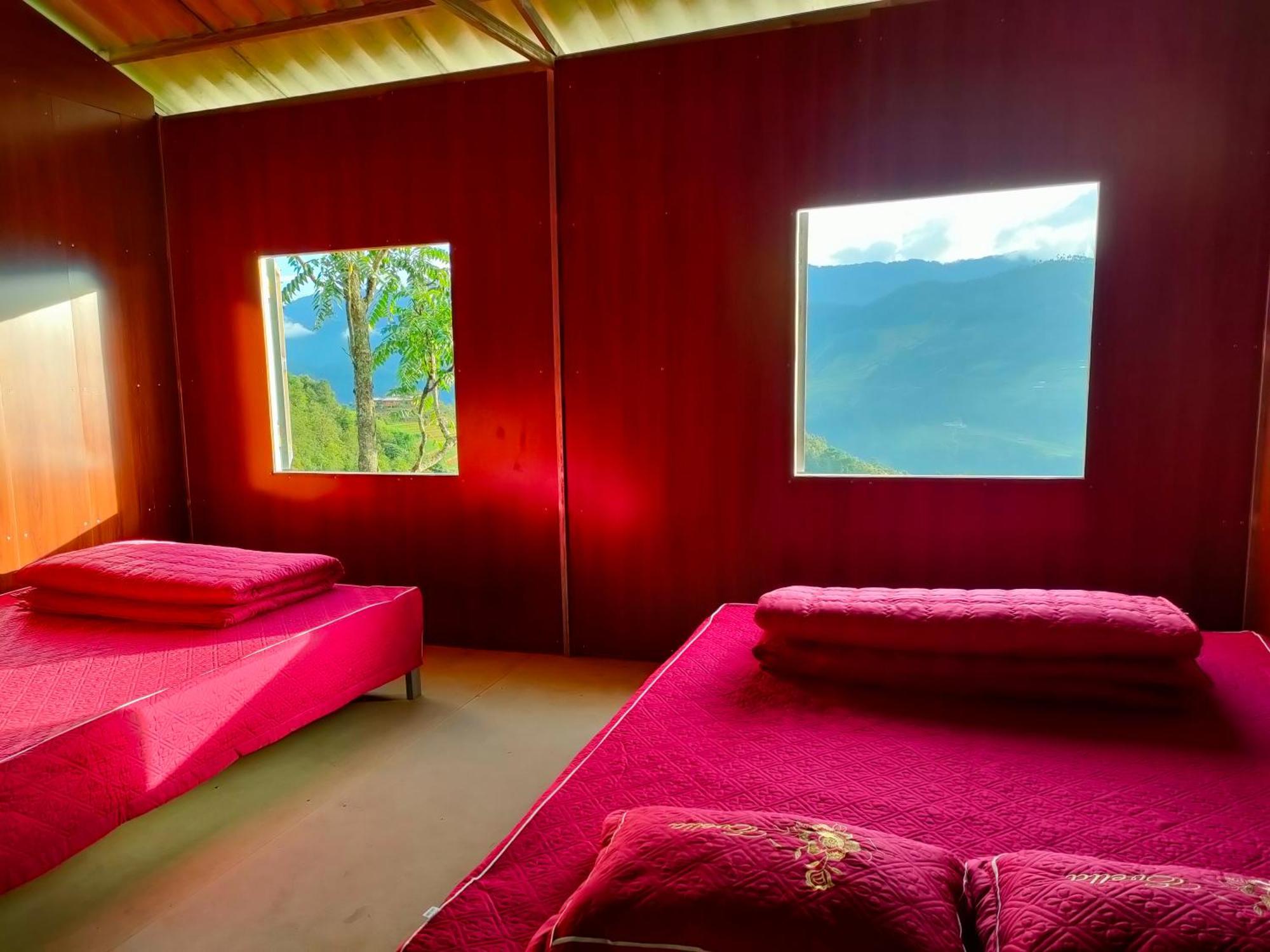 Indigenous Homestay- Trek- Food- Bus Mu Cang Chai Δωμάτιο φωτογραφία